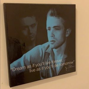 James Dean wall decor